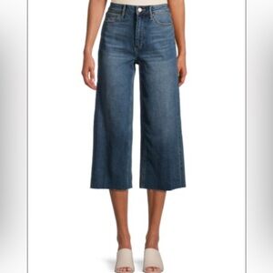 Articles of Society Chrysty High-Rise Cropped Wide-Leg Jeans
